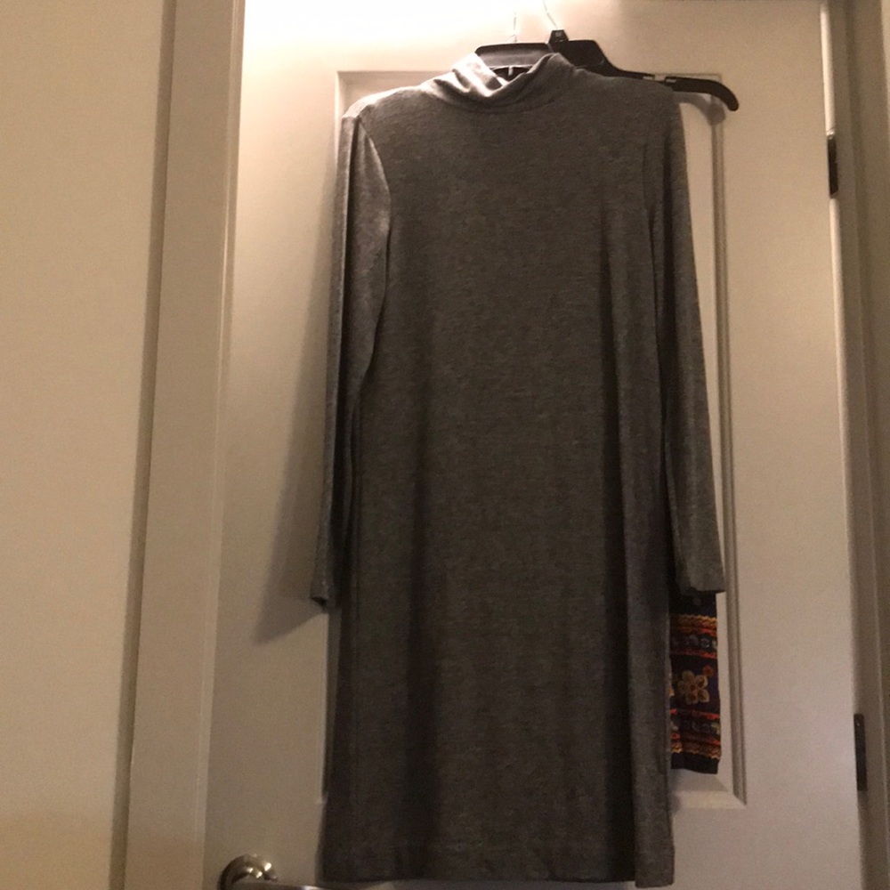 J crew mock neck midi dress